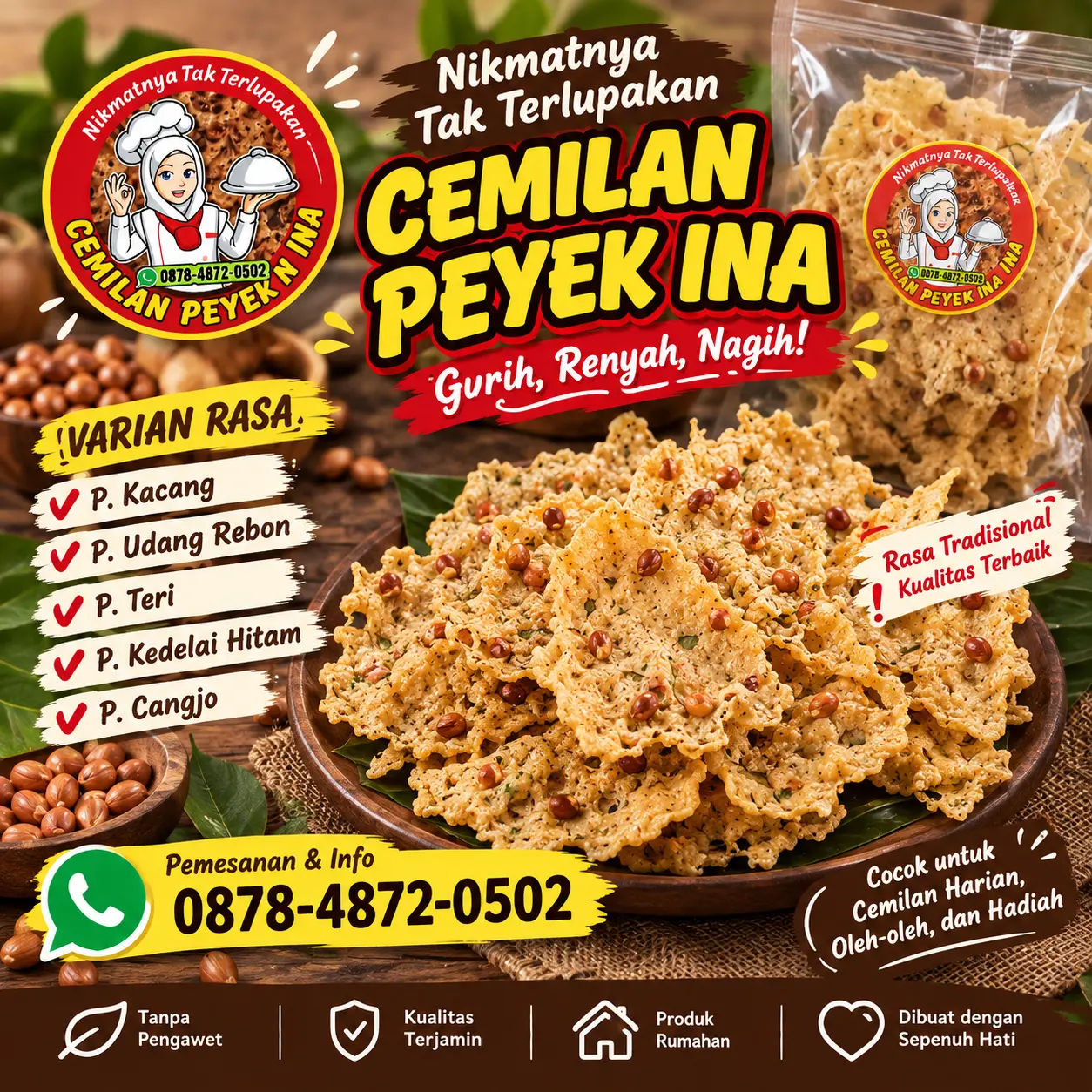 Foto produk Peyek Ina